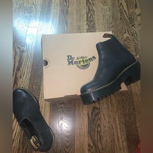 Dr Martens Platform Chelsea Boots! New in box! Never worn, too big for me.